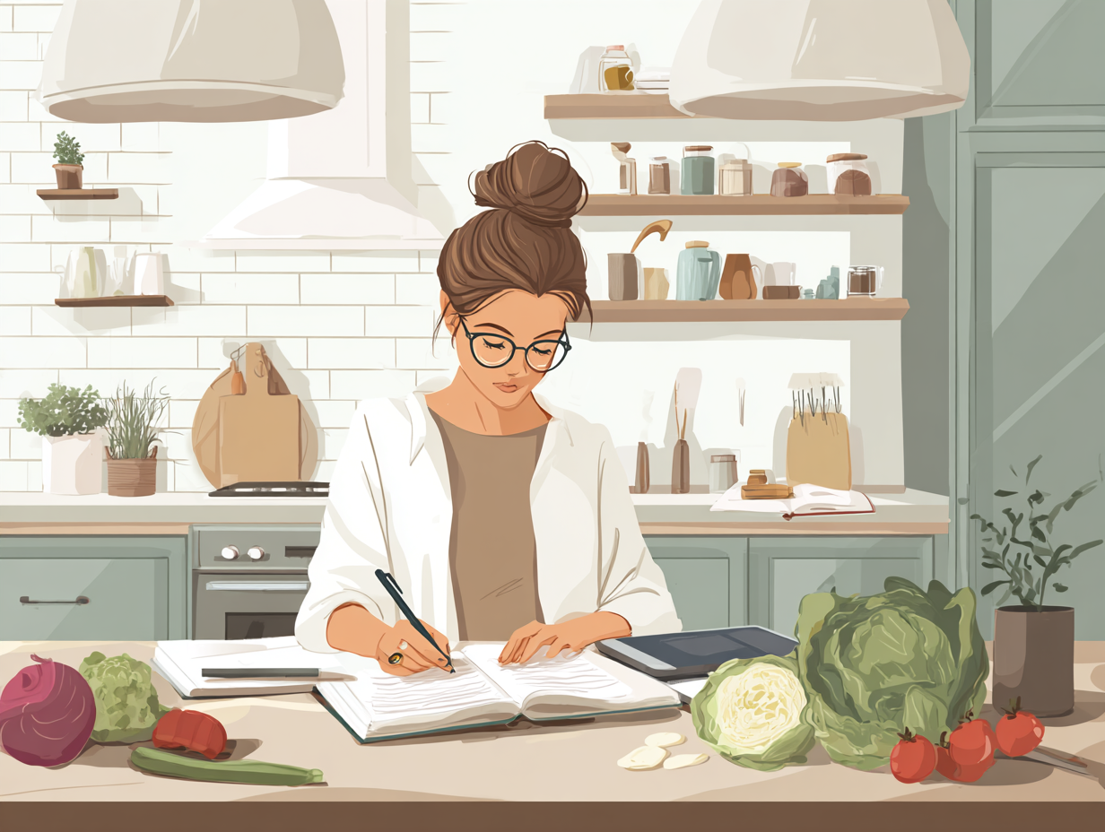 Varietate de ingrediente colorate și sănătoase